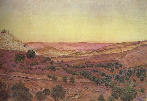 Thomas Seddon Thi Hills of Moab and the Valley of Hinnom (mk46) china oil painting image